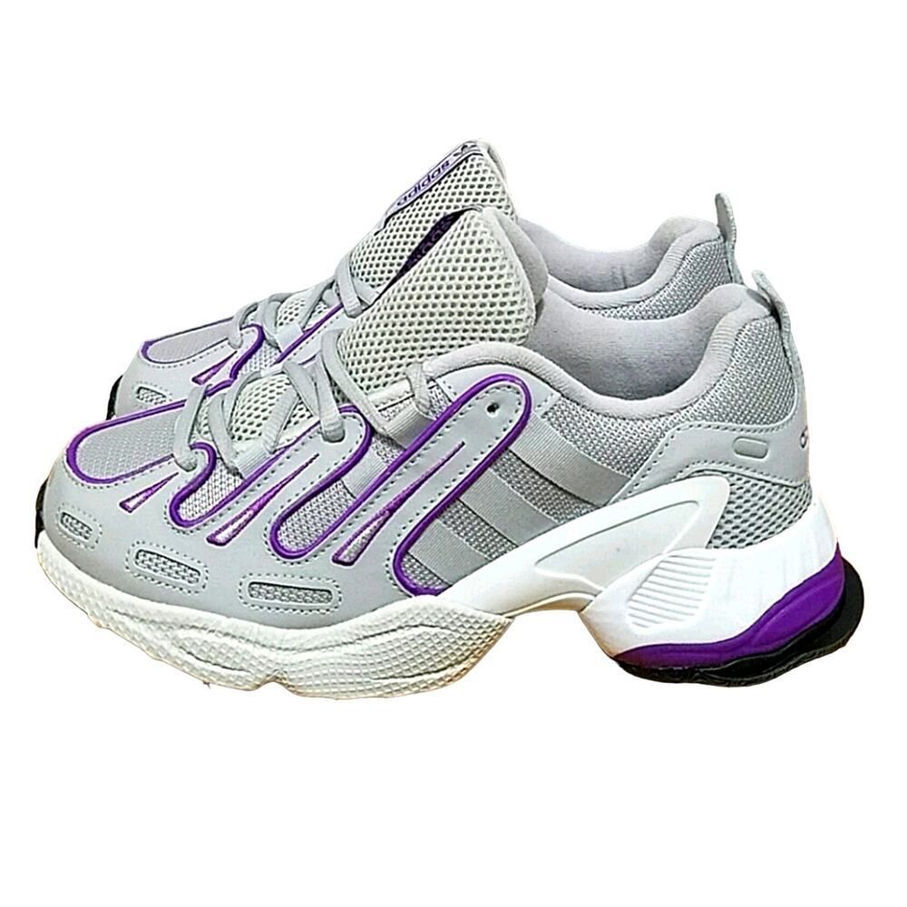 Adidas EQT Gazelle NWT Women's Sneakers Running  Athletic Silver / Purple SZ 6